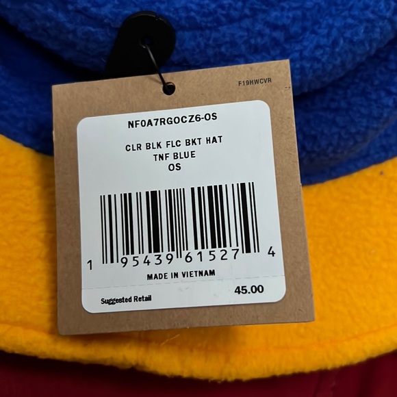 Mens TNF FLEECE BUCKET HAT - Picture 7 of 7